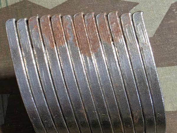Lot of 12 German Boot Heel Irons Marked 24