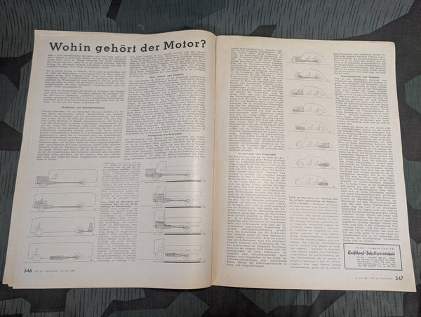 Kraftfahrzeug Handwerk Heft 28 13 July 1940 Krafthand