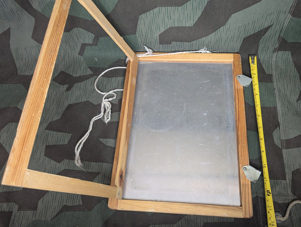 Wood Map Holder Frame