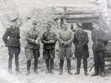 Original Photo Wehrmacht Officers and Reichsbahn by Bunker