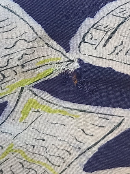 Newspaper Novelty Print Dress (as-is) <br> (B-34" W.25.5" H-34")