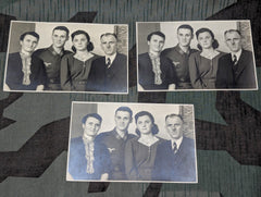 Family Portrait Postcards in Triplicate Luftwaffe