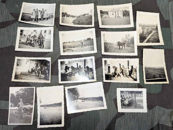 15 Wehrmacht Photos Army Folding Table, Folding Chair Etc...