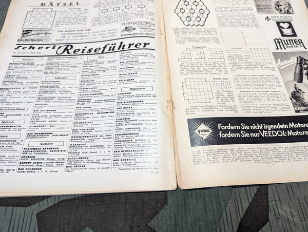 13 July 1938 Die Woche Magazine Heft 28