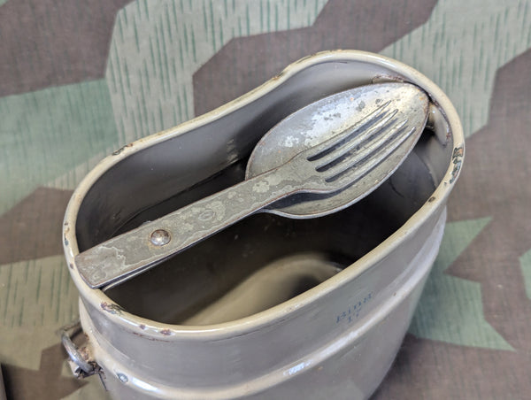 Bing 17 Enamel Mess Kit with Fork Spoon