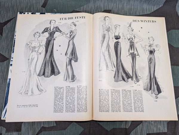 Was Ihr Wollt Magazine Heft 4 1937 With Dress Pattern (Lotta Svärd)
