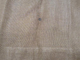 Brown and Tan Colorblock Linen Dress <br> (B-36" W-26.5" H-37")
