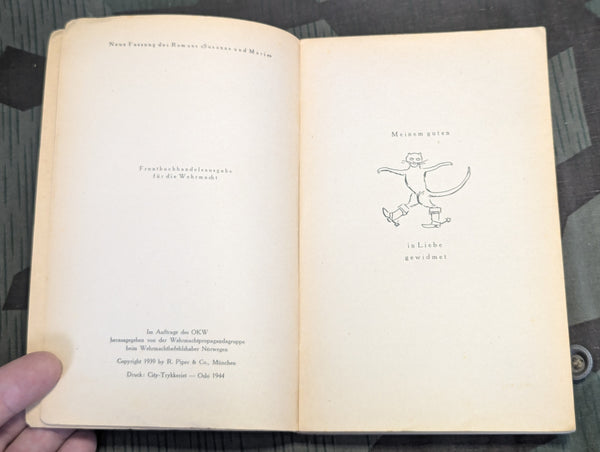 Auf Wiedersehn Susanne 1944 Wehrmachtpropagandagruppe Book