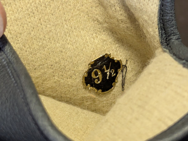 German Insulated Gray Leather Gloves 9 1/2