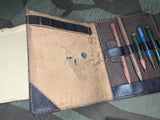 German Leather Notepad NCO Spieß?