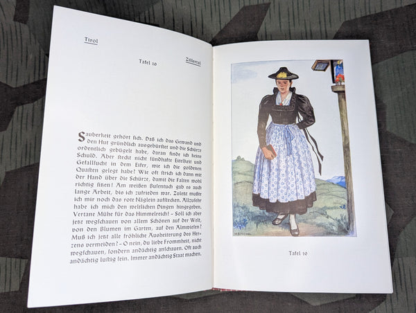 Alpentrachten Unserer Zeit Traditional Clothing Book 1937
