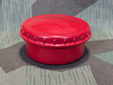 Red Trumpf Butter Dish with Glass Liner