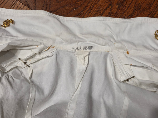 USMCWR Women's Marine Corps White Summer Jacket <br> (37" Bust)