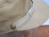 WAAC Khaki Hobby Hat Size 21 with Walking Eagle Emblem