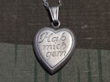 "Hab Mich Gern" Necklace 835 Silver