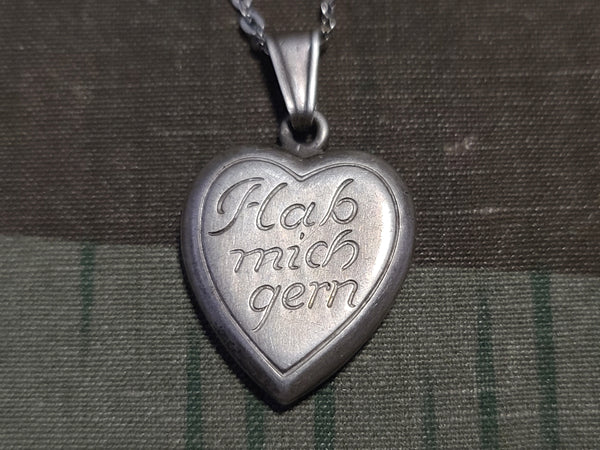 "Hab Mich Gern" Necklace 835 Silver