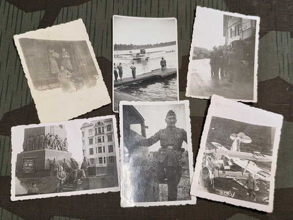 Lot of 6 Wehrmacht Photos (Planes, Vehicles, Monument)