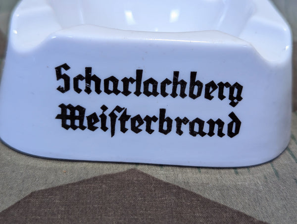 Pre war Scharlachberg Meisterbrand Ashtray