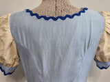 German Light Blue Dirndl and Apron <br> (B-34" W-25.5")