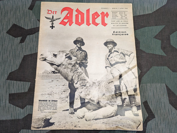 Der Adler Magazine 7 April 1942 French
