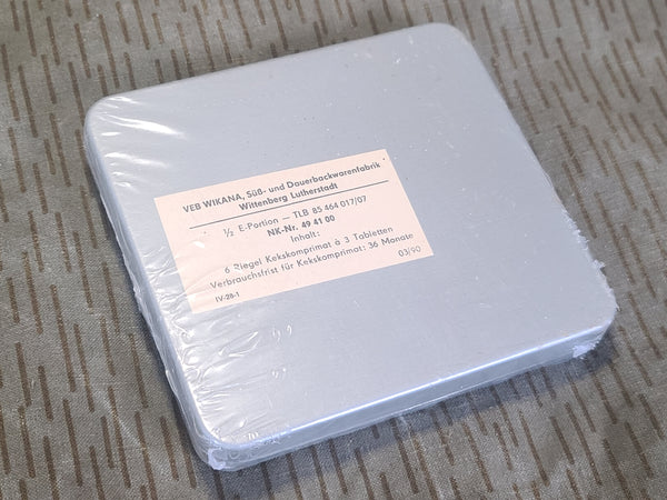 East German Rations Kekskomprimat Tin Unopened