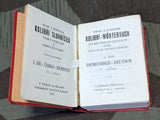 Tiny German-Czech Dictionary Book 1941
