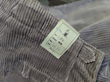 German Gray Corduroy Gray Plus Four Trousers (Small)