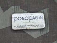Original Ponopasin Typhus Medicine Tin