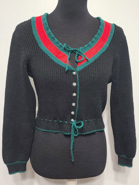 German Traditional Knit Cardigan Sweater (BDM) (Medium/Large)
