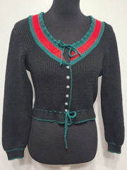 German Traditional Knit Cardigan Sweater (BDM) (Medium/Large)