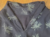 Plus Size Black Rayon Firework Print Dress <br> (B-57" W-49" H-62")