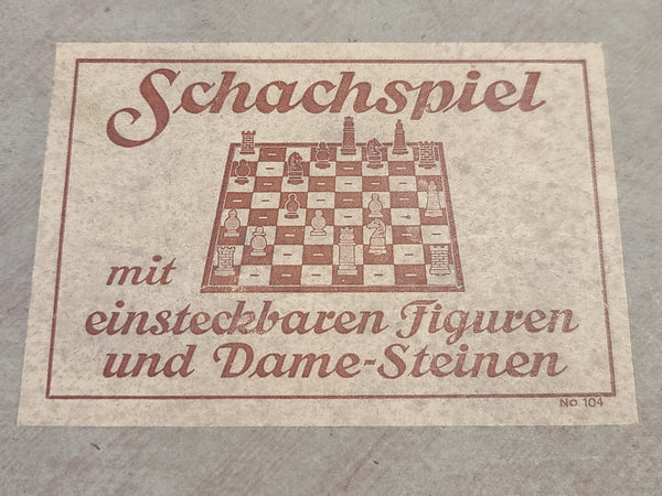 Travel Chess Game in Box Complete
