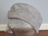 WAVES Seersucker Garrison Cap (Size 21 1/2) AS-IS