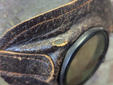 Original German Sun/Dust Leather Goggles