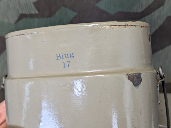 Bing 17 Enamel Mess Kit with Fork Spoon
