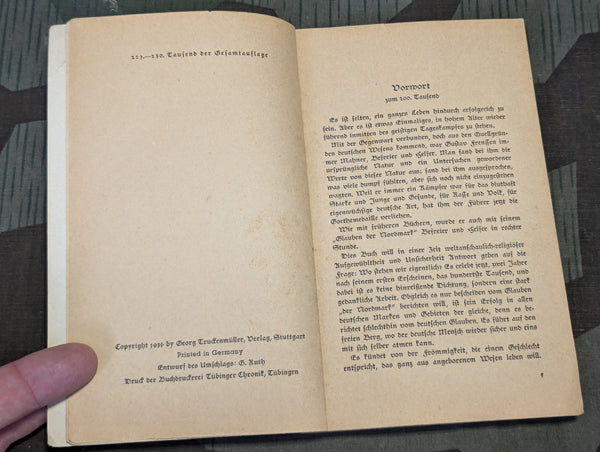 Der Glaube Der Nordmark Feldausgabe Book Damaged