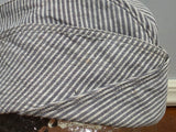 WAVES Seersucker Garrison Cap (Size 21 1/2)