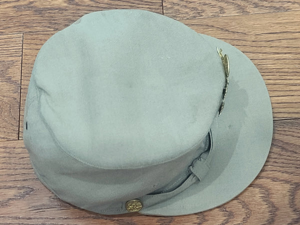 WAC Officer Khaki Hobby Hat (Size 22 1/2)