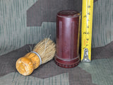 Bakelite Shaving Brush Container with Brush