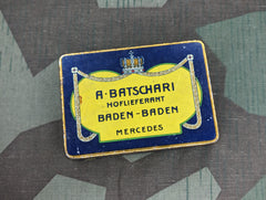 Mercedes A. Batschari 25 Gold Tip Cigarette Tin