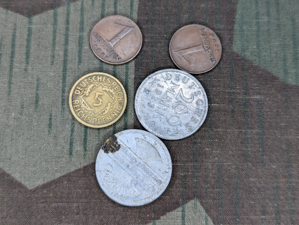 Weimar Era Pocket Change (5 Coins)
