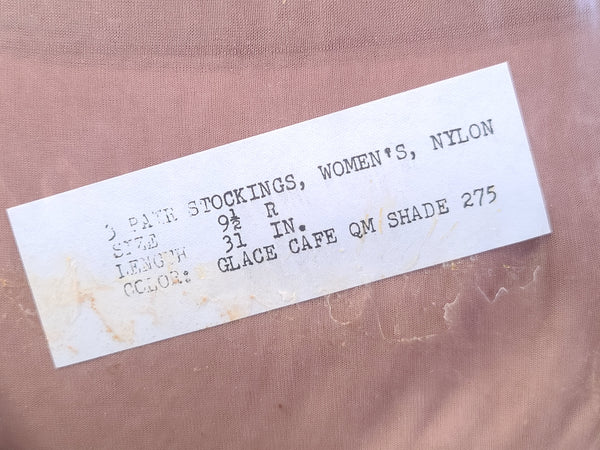 Women's Military Stockings 3 Pair (Size 9 1/2)