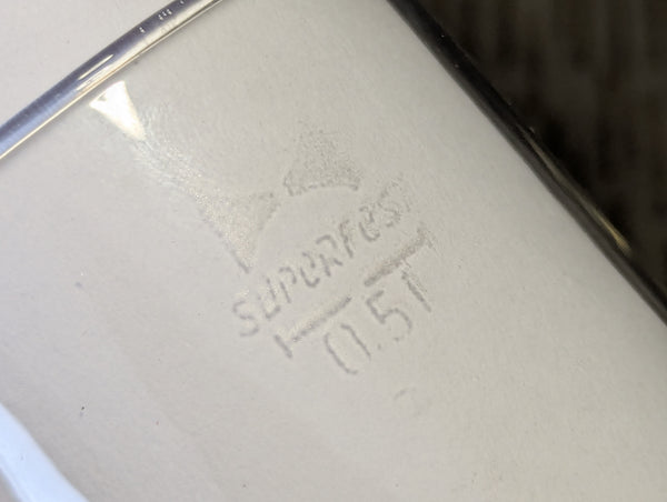 Superfest .5L Drinking Glasses Set of 2 (Larger Size)