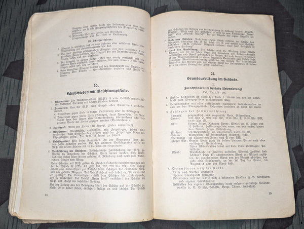 Unterrichts Themen Training for NCO's and Squad Leaders 1942