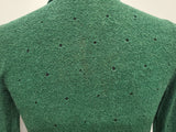 Green Knit Top and Skirt Set <br> (B-36" W-26" H-36")