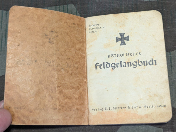 Soldier's Catholic Feldgesangbuch Song Book 1939