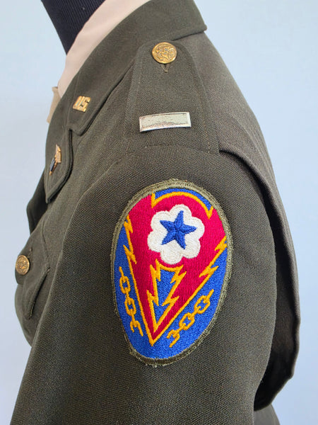 Nurse Uniform Grouping: Ike Jacket, Skirt, Hat, Blouse and Tie <br> (B-38" W-26.5" H-37")
