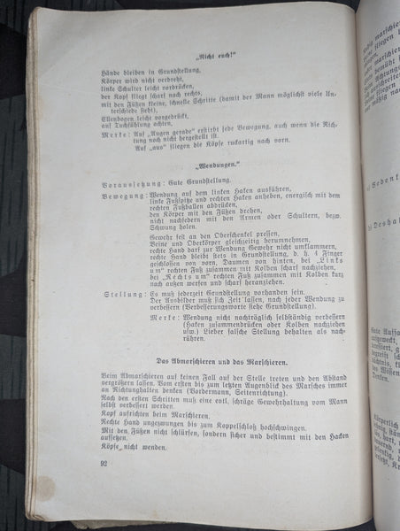 Unterrichts Themen Training for NCO's and Squad Leaders 1942