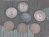 Imperial German Pfennig Coins WWI & Earlier (Lot of 7)