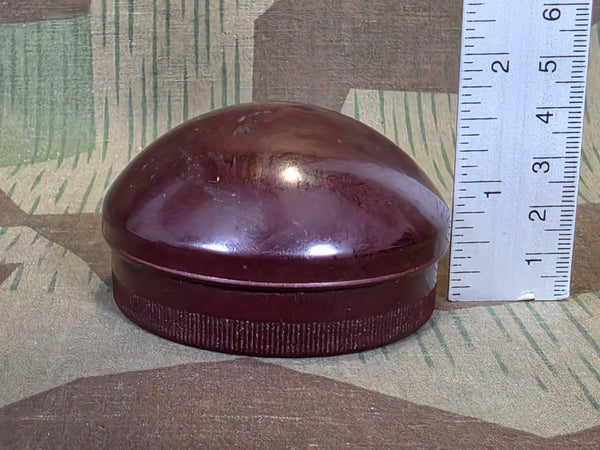 Bakelite Pin Container Rounded Lid for Darning